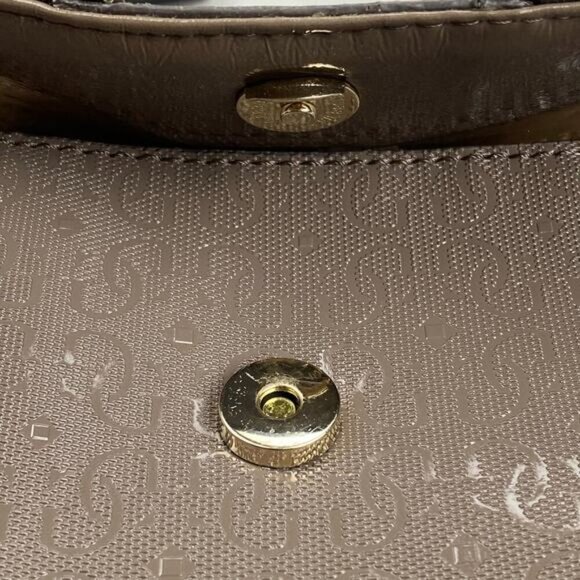 GUESS Taupe Frosted Mini Bag - Picture 4 of 13